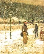 New York Street Childe Hassam